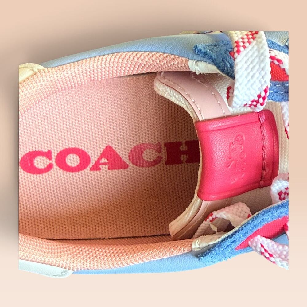 Coach - Citysole Court Periwinkle Low Top Sneakers 6.5 Style Code: G5509 - Picture 7 of 9